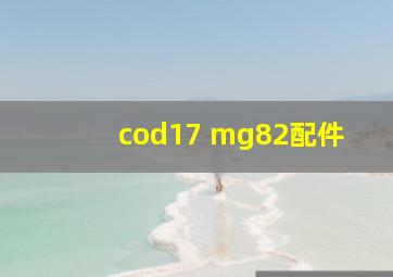 cod17 mg82配件